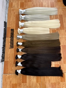 Extensions de cheveux du Vietnam 100% cheveux vierges Remy vietnamiens, longueur 8"-40", doux et brillants, 100g - Product Image 3