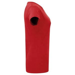 Camisetas de algodón para mujer, diseño de impresión personalizado, camiseta de manga corta de secado rápido, camisetas baratas al por mayor - Product Image 4