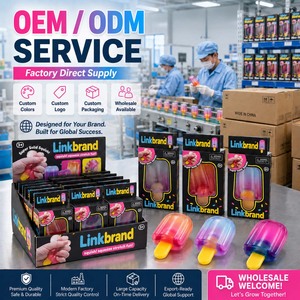 Lot de jouets squishy personnalisés en gros de marque KL – Balles sensorielles anti-stress à rebond lent, jouets en forme de cornet et de cube de crème glacée – 14+ OEM/ODM - Product Image 5