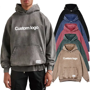 Sudadera con Capucha para Hombre, Estilo Casual, Tejido de Felpa, Color Sólido, de Secado Rápido, Transpirable, Manga Larga - Product Image 5
