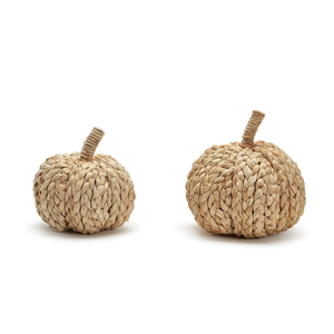 Adornos Rústicos y Elegantes de Jacinto de Agua con Diseño de Calabaza Otoñal para Decoración de Acción de Gracias, Hechos a Mano en Vietnam - Product Image 2