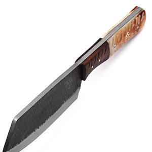 Cuchillo de Cocina Profesional de Acero al Carbono, Cuchilla Afilada, Cuchillo Serbio, en Oferta, con Funda de Cuero, Ecológico - Product Image 4
