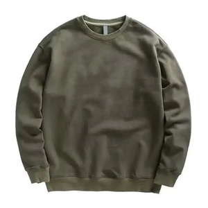 Mens OEM Heavyweight Cotton Fleece Sweatshirt Custom Embroidery Pullover Hoodie Private Label Unisex Casual Winter Wear - Product Image 1