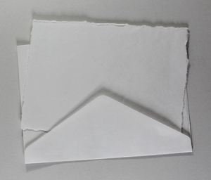 Carte de bordure LED 250 g/m² avec enveloppe assortie en papier recyclé fait main - Product Image 2
