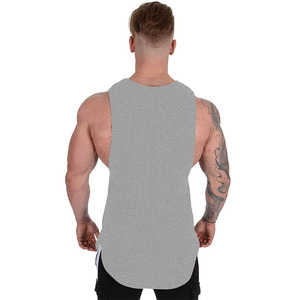 <b>Men</b>’s Sleeveless Activewear Tank Top with Custom Logo <b>for</b> Sports and Streetwear Versatility With High Quality Custom Logo - Product Image 2