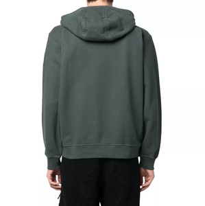 <b>Men's</b> Casual Winter Hoodie Regular Fit Plaid 100% Cotton Fleece Customized Design Logo Colors Wholesale - Product Image 4