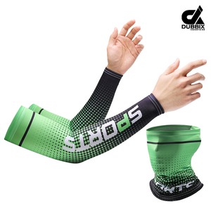 Manchons de cyclisme DUBBIX INDUSTRIES respirants et anti-UV – Logo d'équipe personnalisé 100 % polyester unisexe - Product Image 1