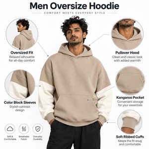 Sudadera con capucha extragrande para hombre que proporciona movimiento cómodo, tela de primera calidad y ajuste espacioso para un estilo de vida informal y ropa de ocio. - Product Image 6
