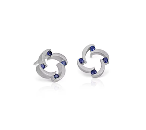 Boucles d'oreilles en or 14 carats avec diamants ronds (naturels) pour mariage, fiançailles, cadeaux de mariée, célébrations d'anniversaire, style luxueux - Product Image 2