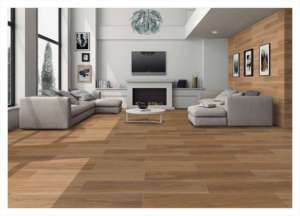 Baldosa de porcelana mate suave de 200x1200 mm, diseñada para crear una profundidad espacial tranquila y una estructura de suelo estable. - Product Image 5