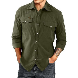 Camisa Casual de Punto de Algodón para Hombre, Transpirable, de Manga Corta, Talla Grande, Ropa de Moda Urbana para Verano - Product Image 5