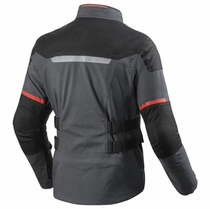 Unisex Full Sleeve Color Blocked Courdura <b>Motorcycle</b> <b>Jacket</b> Windproof Breathable Plus Size All Seasons Adventure Riding Gray - Product Image 4