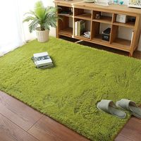 Tapis carré moderne en polypropylène 100% avec coussinets, à poils moyens, lavable, imperméable, antidérapant, en latex, pour usage commercial