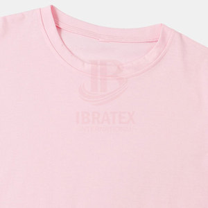 Camiseta de color sólido 100% algodón para hombre, cómoda, talla grande, corte holgado, ropa informal para hombre, camiseta estampada a bajo precio - Product Image 3