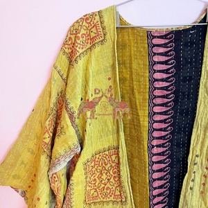 Kimono vintage pour femmes, tenue imprimée, vente en gros, robe maxi - Product Image 1