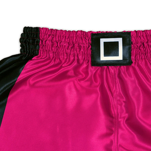 Wholesale Custom Logo Boxing Trunks High Elastic Waistband Satin Fight Shorts for Men - Product Image 2