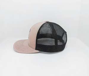 Casquette Trucker Personnalisable à 6 Panneaux Brodés Bicolore en Maille Respirante – Idéale pour l'Extérieur – Fabrication Vietnamienne - Product Image 4