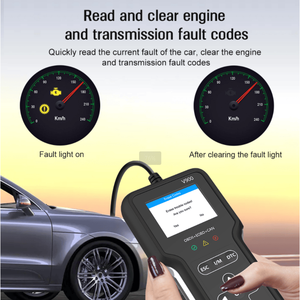 PSV900 2.8 pollici di diagnostica automatica OBDII Code Reader in 11 lingue di lettura delle informazioni del veicolo codici di errore che cancellano le Auto congelate - Product Image 4