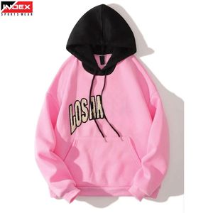 Hoodie brodé en chenille, fabrication directe USA, haute qualité, logo personnalisé, design streetwear urbain premium - Product Image 1