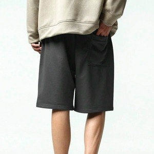 Pantalones Cortos Deportivos de Baloncesto para Hombre de Alta Calidad, con Estampado Puff, Cintura Media, Elásticos, de Lona de Algodón, Rectos y Holgados - Product Image 3