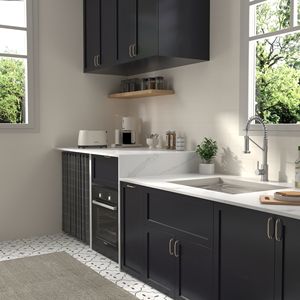 Rubinetto da cucina Bothwa Home da 19 pollici con maniglia singola, certificato CUPC, finitura nichel spazzolato - Product Image 2