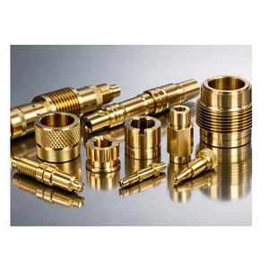 Piezas de latón y cobre mecanizadas en torno a medida, tornillos y tuercas macho y hembra, piezas de latón mecanizadas por CNC de proveedor indio - Product Image 4