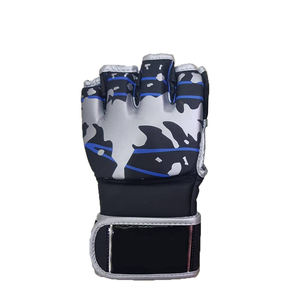 Gants de boxe MMA avec support de poignet, gants confortables et protecteurs pour le kickboxing, les arts martiaux, la boxe - Product Image 3