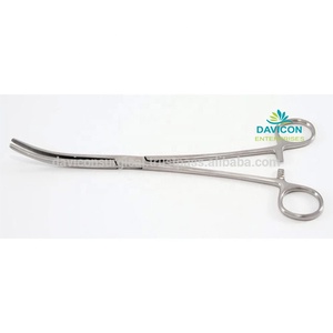 Fórceps de histerectomía Heany Rezek doble dentado curvo 8,1/4 pulgadas - Product Image 2