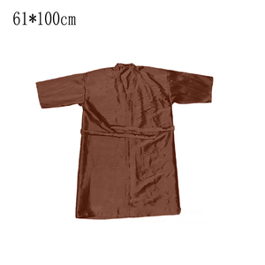 Cape de coiffure kimono personnalisée avec logo, confortable, imperméable en polyester, robe de salon pour les clients de salons de beauté et de spa - Product Image 3