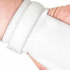 Guantes de Gimnasia de Cuero con 3 Orificios, Protección para las Palmas, Soporte para las Muñecas, Entrenamiento Cruzado, Dominadas, Levantamiento de Pesas - Product Image 3