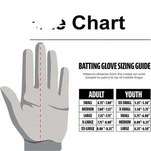 Gants de frappe personnalisés pour équipes, aux couleurs assorties, pour les programmes de baseball scolaires et communautaires, destinés aux acheteurs américains - Product Image 5