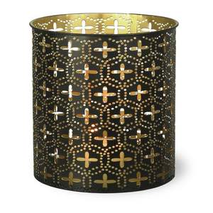 Porte-bougie minimaliste en métal, de forme contemporaine, pour une décoration moderne, offrant une lumière douce et une harmonie visuelle. - Product Image 4