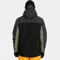 Veste de ski pour homme, service OEM, design de logo personnalisé, imperméable, respirante, softshell, vêtements d'hiver pour homme, veste de ski