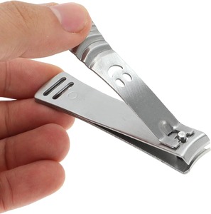 กรรไกรตัดเล็บมืออาชีพสแตนเลสสตีล ใบมีดคมสำหรับเล็บเท้าและเล็บมือ กรรไกรตัดเล็บและที่ตัดหนังกำพร้า ทนทาน - Product Image 2