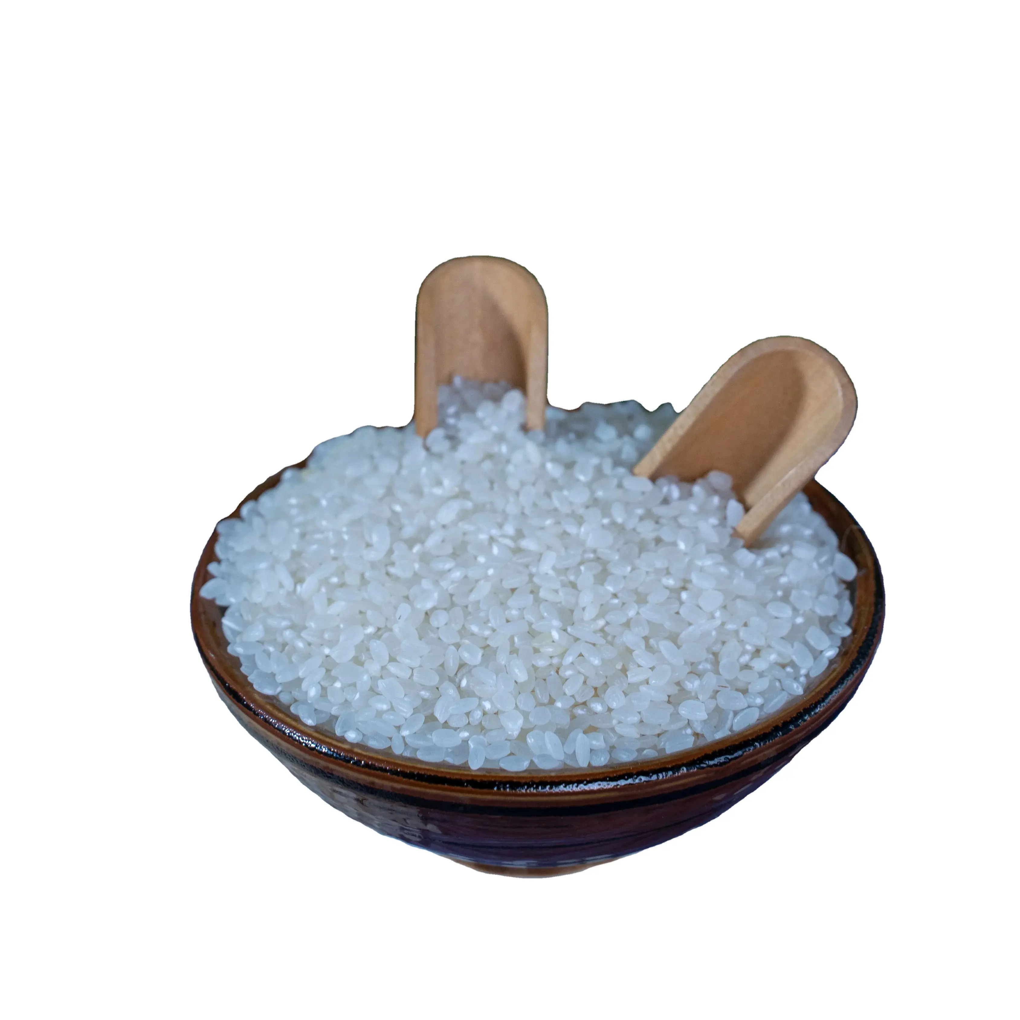 Beras Japonica bersertifikasi tinggi beras putih gandum pendek organik dengan biji bulat beras Vietnam