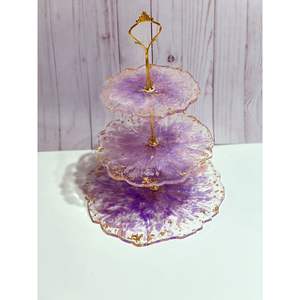 ขาตั้งเค้กเรซิ่นทันสมัยสำหรับการนำเสนออาหารอย่างมีสไตล์ อุปกรณ์บนโต๊ะอาหารและของตกแต่งโต๊ะ - Product Image 4