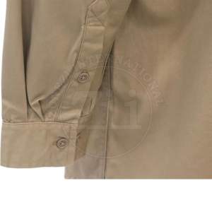 Chemise de travail ignifuge et résistante au feu, protection contre les vapeurs, conforme à la norme NFPA2112/CAT2, 100% coton, camouflage, légère, manches longues - Product Image 4