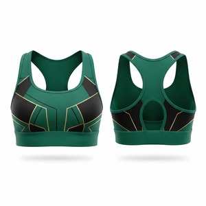 Sujetador Deportivo Atlético MMA para Mujer, Diseño Personalizado, Top Corto de Entrenamiento, Material Transpirable de Secado Rápido, Ajuste Cómodo y Compresivo - Product Image 2