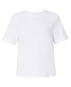 T-shirts noirs à manches courtes pour femmes, taille S, avec logo graphique, col rond, coupe ample - Product Image 6