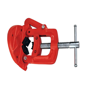 Industrial Hinged Pipe Vice Heavy Duty Pipe Holding <b>Tool</b> for Plumbing <b>Threading</b> Cutting and Maintenance Work - Product Image 2