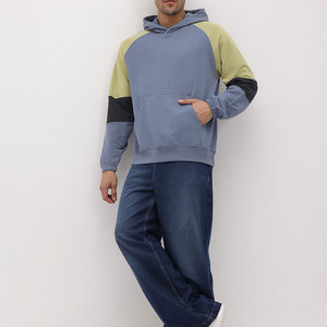 Custom Designed Oversized Unisex Cotton Fleece Pullover Hoodie Winter Windproof Breathable 340g Heavy Cotton <b>Thick</b> - Product Image 4