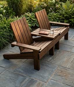 Chaise longue moderne en teck pour l'extérieur, meubles de jardin en bois pour la terrasse, le jardin et la cour - Product Image 1