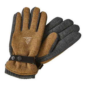 Men's 100% <b>Wool</b> Gloves Twin Colors Three-Way Touch Screen Winter Warm Riding Gloves Casual Cross-Border Foreign Trade - Product Image 1