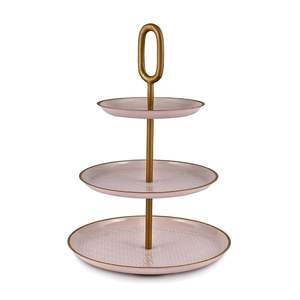 Présentoir à desserts en métal de style européen de luxe, écologique, pour gâteau de mariage, plateau à pâtisserie, décoration - Product Image 6