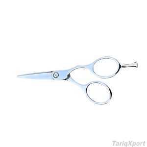 Ciseaux de coiffure professionnels pour salon, 4,5 pouces, acier inoxydable 440C, lame tranchante, vis de réglage - Product Image 4