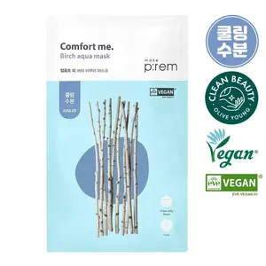 Makeprem Comfort Me Birch Aqua Mask Sheet Masques faciaux de haute qualité 1ea Pack - Product Image 1