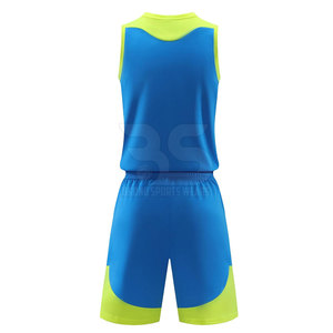 Uniforme de basket-ball pour hommes durable et léger avec short en jersey, vêtements de sport durables, idéal pour les matchs et l'entraînement compétitifs - Product Image 3