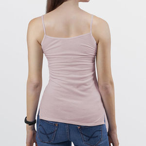 Camiseta Deportiva Larga de Alta Elasticidad para Mujer, Personalizada OEM, Transpirable, de Secado Rápido, 100% Algodón, Camisola de Fisicoculturismo, Tejido Jersey - Product Image 3