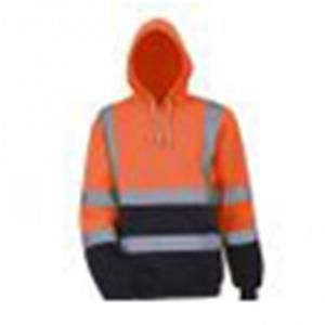 Sudadera con capucha de alta visibilidad amarilla 5XL para hombre, jersey de manga larga, sudadera superior, abrigo de seguridad reflectante - Product Image 3