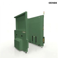 Machine de cerclage industrielle automatique robuste pour la réduction du travail, distributeur de palettes pour magazines